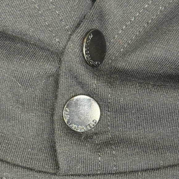 KARL LAGERFELD® PARIS  |  BLACK HOODED SWEATER  |  NEW w/ TAGS  |  MEN-L  | - Picture 5 of 16